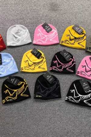 ARC’TERYX Black & Yellow Skeleton Beanie Series