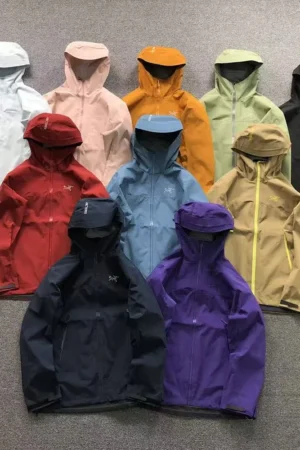 ARC’TERYX Black & Navy Rain Shell Collection