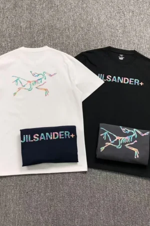 ARC’TERYX Black & White JIL SANDER Plus Color Skeleton Tee