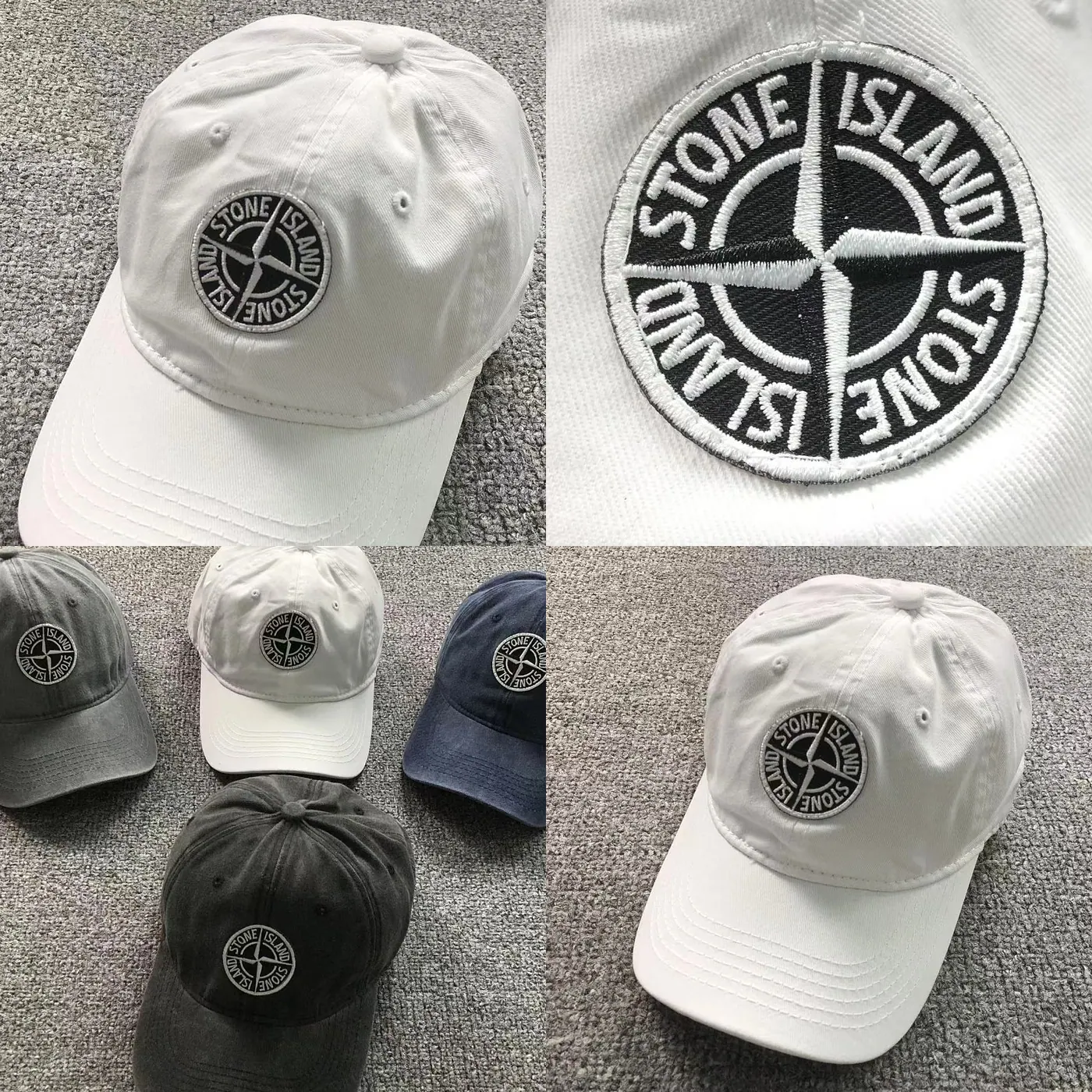 Stone Island Compass Logo Baseball Cap