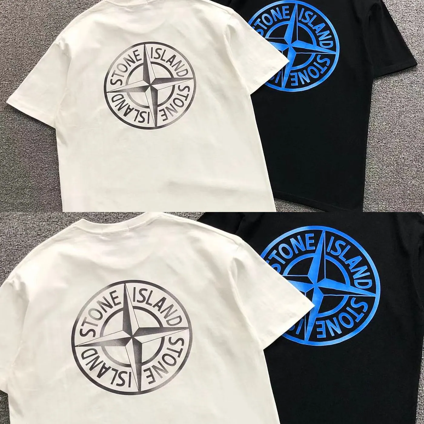 Stone Island Two-Tone Compass T-Shirt