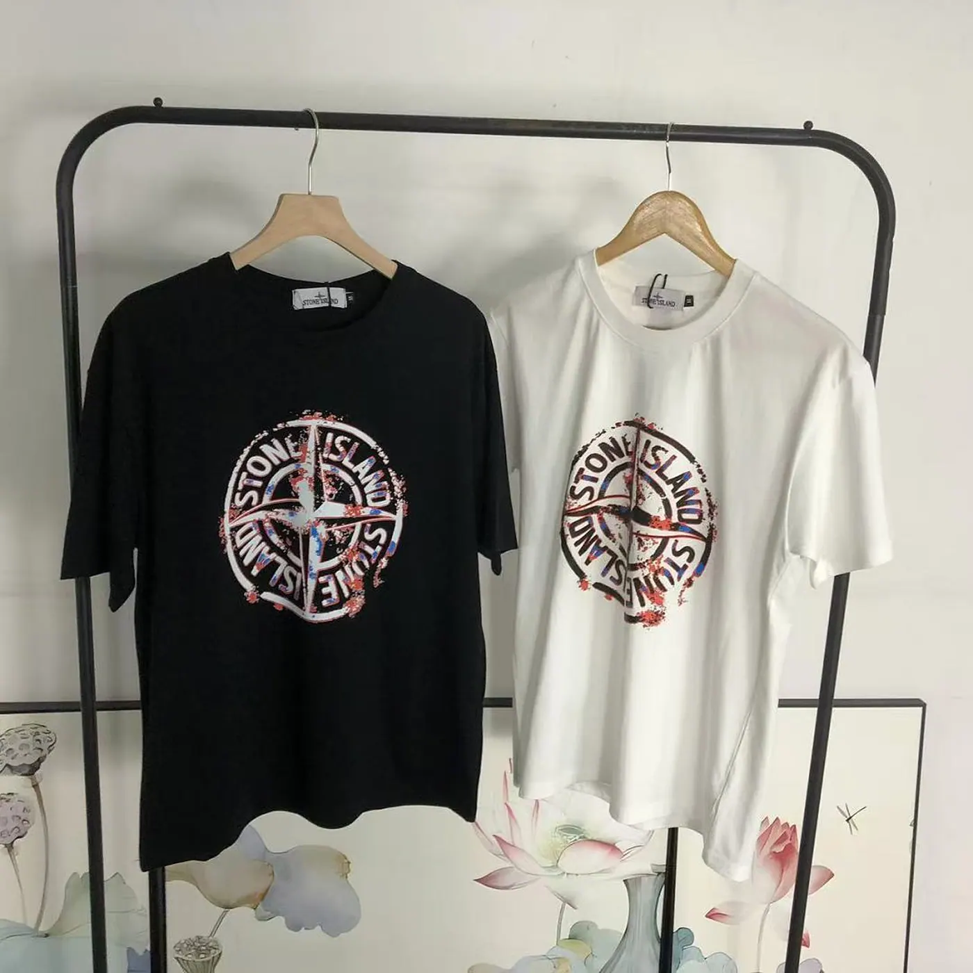 Stone Island Stencil Compass T-Shirt