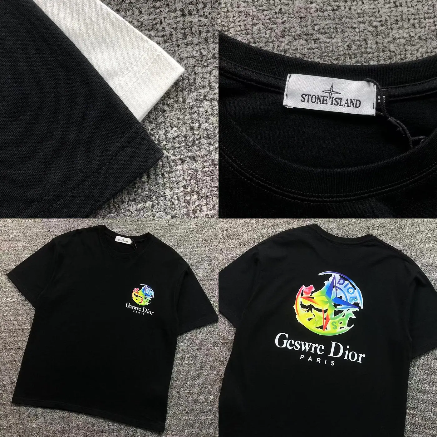 Stone Island Parody Graphic T-Shirt