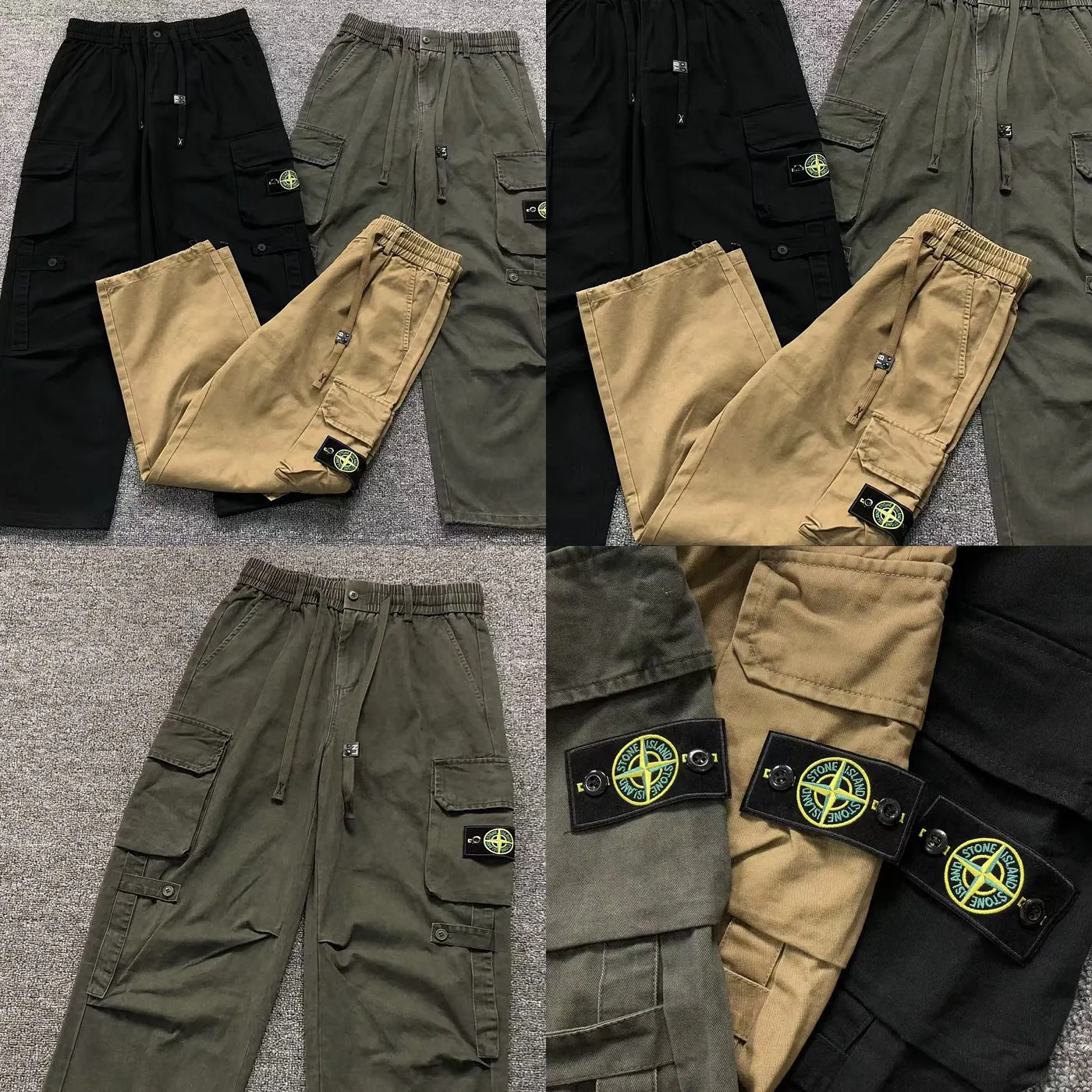 Stone Island Cargo Pocket Trousers