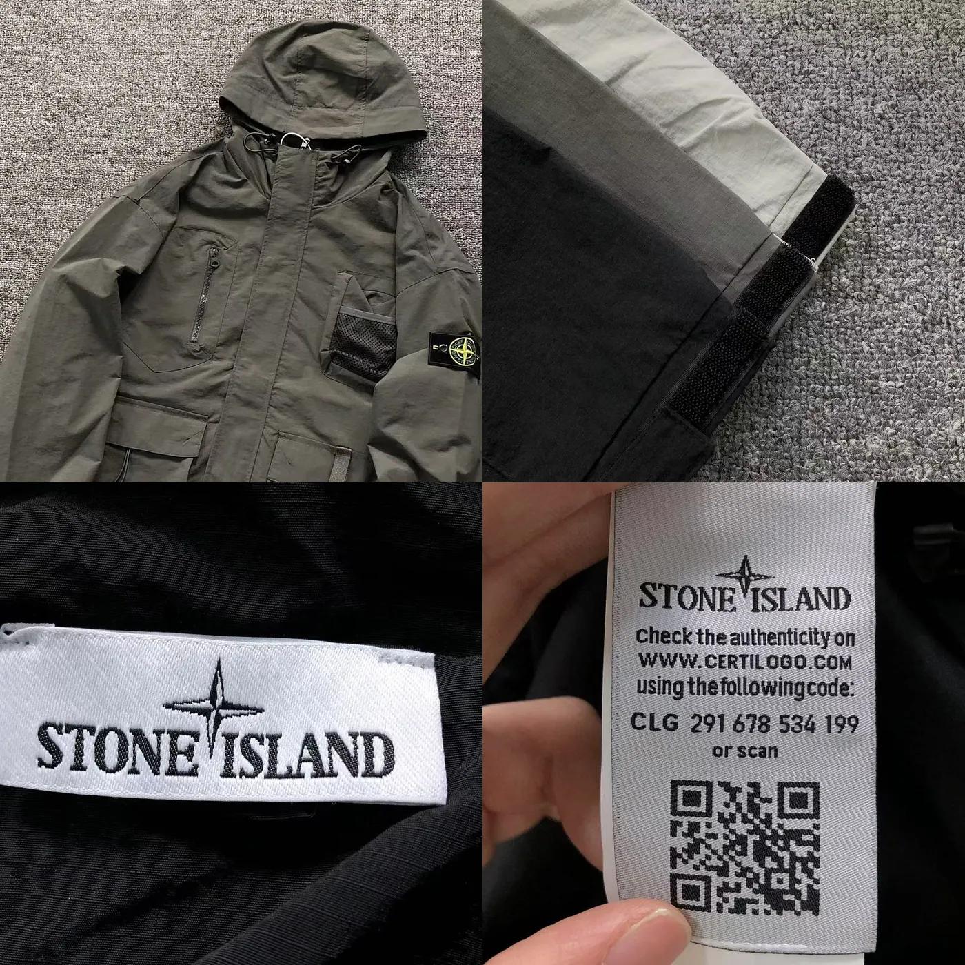 Stone Island Hooded Utility Field Jacket