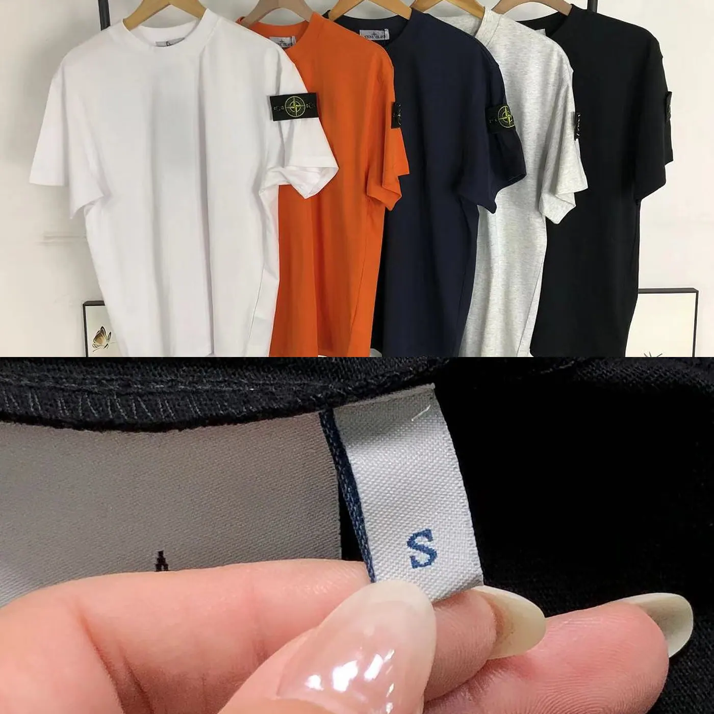 Stone Island Multi-Color Arm Patch T-Shirt