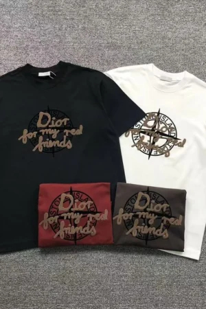 Stone Island Dior Friends Graphic T-Shirt