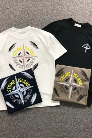 Stone Island Star Compass Print T-Shirt