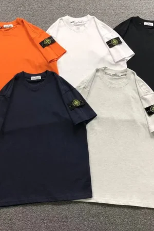 Stone Island Multi-Color Arm Patch T-Shirt