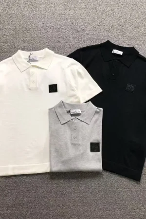 Stone Island Patch Polo Shirt – Style 3204222621
