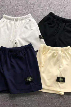 Stone Island Multi-Color Sweat Shorts – Style 3208032115