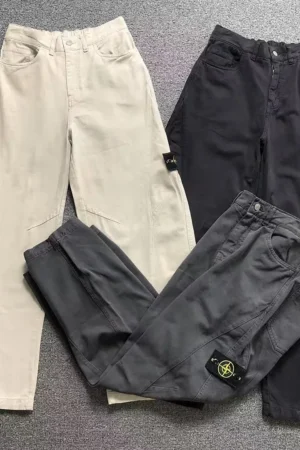 Stone Island Relaxed Fit Trousers
