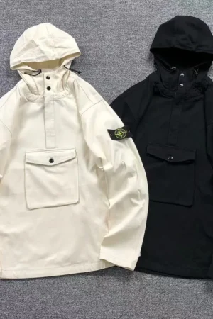 Stone Island Anorak Half-Zip Jacket
