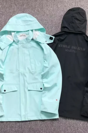 Stone Island Reflective Print Windbreaker