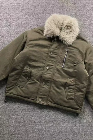Stone Island Fur-Collar Field Jacket