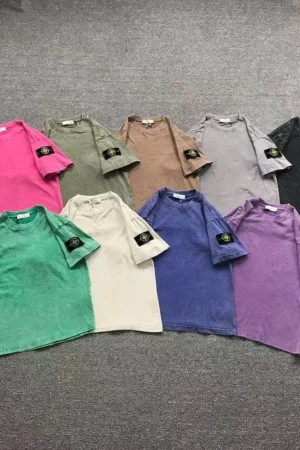 Stone Island Multi-Color Pocket T-Shirt – Style 41061050123