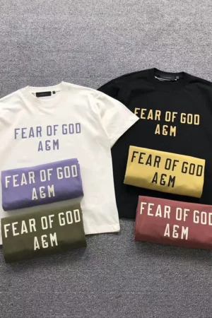 FOG ESSENTIALS Black AGM Graphic Print T-Shirt