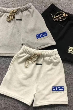 FOG ESSENTIALS Cream 2025 Graphic Print Shorts