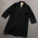 FEAR OF GOD Black Wool Overcoat