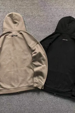 FEAR OF GOD Black Full Zip Hoodie