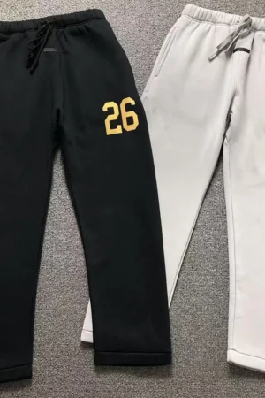 FOG ESSENTIALS Black 26 Print Sweatpants