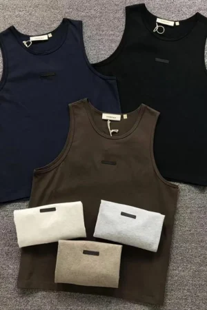 FOG ESSENTIALS Navy Small Logo Vest