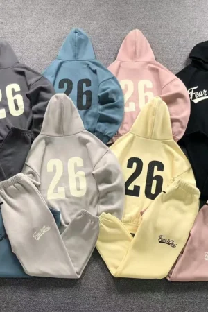 FOG ESSENTIALS Black 26 Hoodie & Sweatpants Set