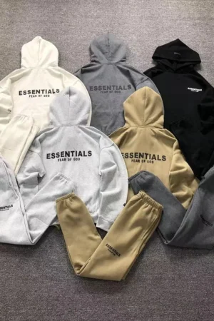 FOG ESSENTIALS Multicolor Small Logo Hoodie & Sweatpants Set – Style 3209190321