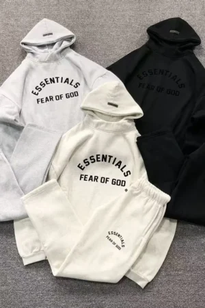 FOG ESSENTIALS Multicolor Small Logo Hoodie & Sweatpants Set – Style 3209190421