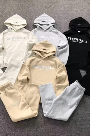 FOG ESSENTIALS Multicolor Small Logo Hoodie & Sweatpants Set – Style 3209190621
