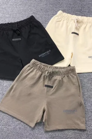 FOG ESSENTIALS Black Small Logo Shorts – Style 39200351