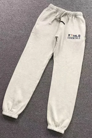 FOG ESSENTIALS Grey MLB Print Sweatpants